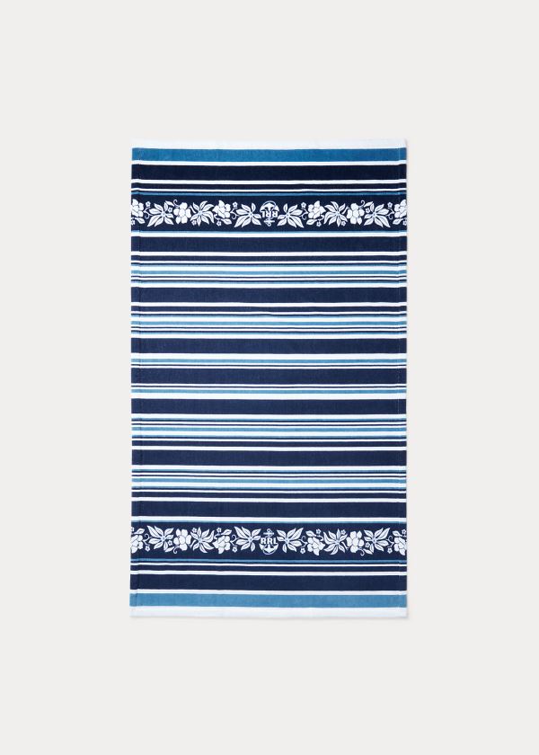 Men's Ralph Lauren Striped Beach Towel | 730128KWN